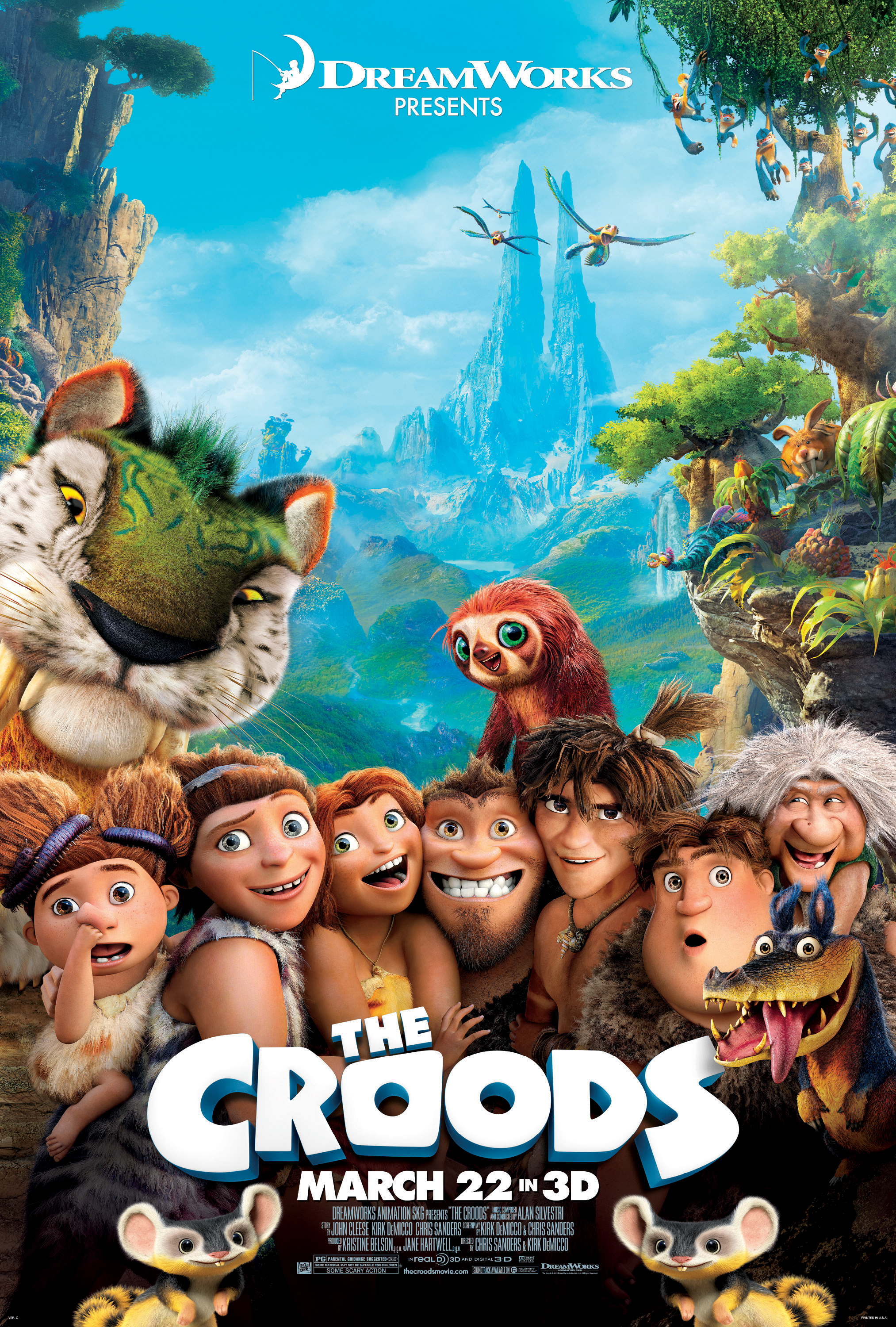 The Oscar® Race is ON!!! - Animated Feature Films Submitted 2 Croods RatedPosterFinal