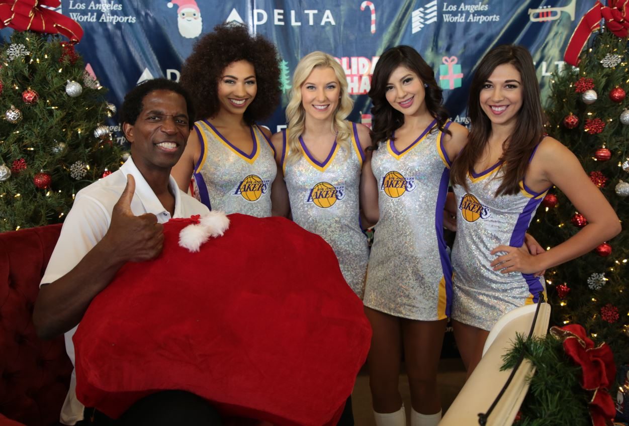 Disney Stars Joshua Rush and Kylee Russell Spread Holiday Cheer at the 8th Annual Holiday in the Hangar by Delta Airlines 3 joshua rush and kylee russell 8th annual holiday in the hangar