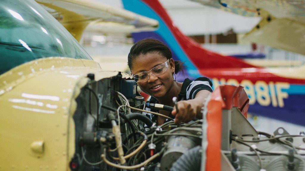 Types of Schools You Shouldn’t Overlook in Your Search 1 trade school an aircraft mechanic student practices her craft t20 g8OJlN