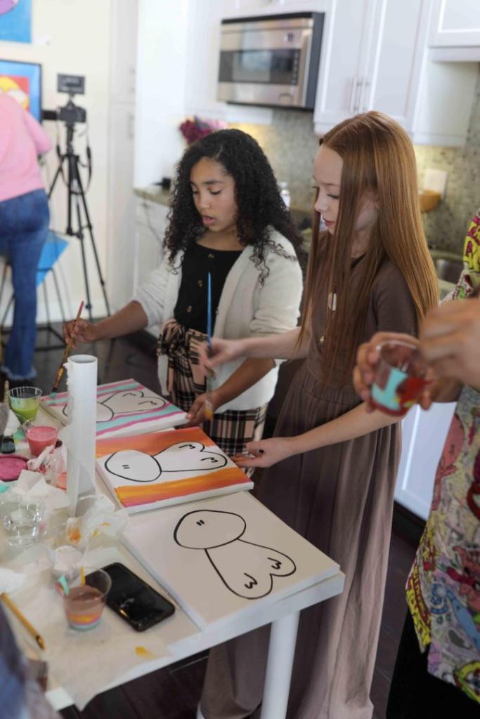 Teens Wanna Know Partners with Z HOVAK Studio to Host Celebrity Teen NFT Paint Party 64 z hovak vip paint party 55 scaled